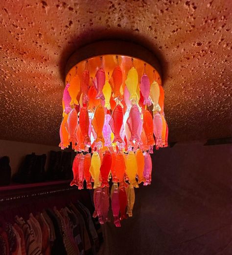 Kaarin Staalsen | The Swedish fish chandelier😍 Made completely out of resin! This project was such a labor of love - but I have no regrets! Every day I will … | Instagram Fish Chandelier, Swedish Fish, No Regrets, Colorful Decor, Resin Art, Art Day, Diy Art, Art Artist, Labor