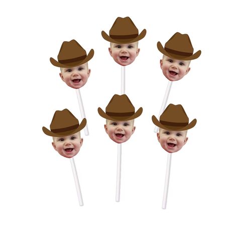 Cowboy Cupcake Toppers With Custom Face Photo 12 Count - Etsy Cowboy Hat Birthday, Cowboy Signs, Cowboy Cupcakes, Cowboy First Birthday, Cowboy Themed Birthday Party, Rodeo Birthday Parties, Cow Birthday Parties, Cowboy Theme Party, Western Birthday Party