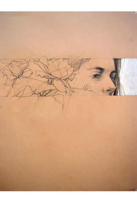 L'art Du Portrait, Soyut Sanat Tabloları, 인물 드로잉, Lukisan Cat Air, Art Et Illustration, Ap Art, Pencil Portrait, Brown Paper, A Drawing