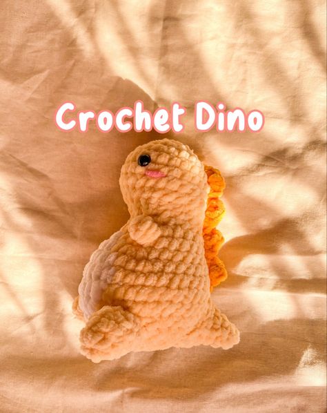 Crochet A Dinosaur Free Pattern, Crochet Dino Plushies, Crochet Fluffy Dinosaur Pattern Free, Amigurumi Free Pattern Dino, Popular Crochet Plushies, Free Dino Nugget Crochet Pattern, Dino Nuggets Crochet Pattern Free, Free Crochet Plushie Patterns Dinosaur, Chubby Dino Crochet Pattern Free