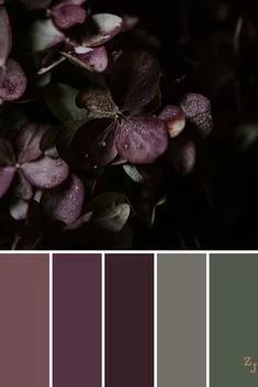 Dusty Plum Color Palette, Kunst Inspo, Dark Color Palette, Dark Home Decor, Color Schemes Colour Palettes, Dark Home, Color Palette Design, Gothic House, Colour Board