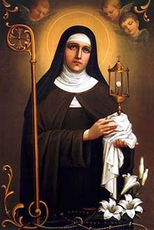 St Clare Of Assisi | St. Clare of Assisi was the first woman to practice the life of entire poverty St Clare, Nun Costume, Santi Cattolici, St Claire, Religious Pictures, Immaculate Conception, San Francesco, Francis Of Assisi, Religious Images