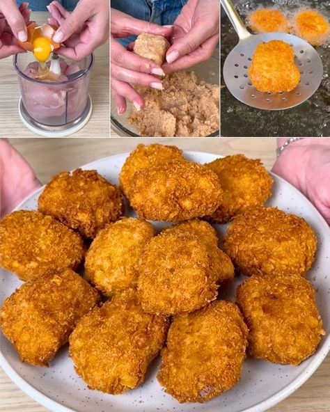 Cookist Wow - 🍗𝗖𝗛𝗜𝗖𝗞𝗘𝗡 𝗡𝗨𝗚𝗚𝗘𝗧𝗦🍗
Crispy and quick to... Cookist Wow, Chicken Nuggets, Sauce, Chicken