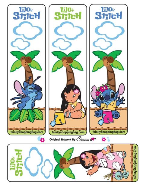 Favor Box 4 Lilo and Stitch Lilo And Stitch Bookmark, Lilo And Stitch Crafts Preschool, Stitch Crafts Disney, Free Stitch Printables, Disney Stitch Party Ideas, Lilo And Stitch Crafts For Kids, Stitch Classroom Theme, Lilo And Stitch Classroom Theme, Lilo And Stitch Games