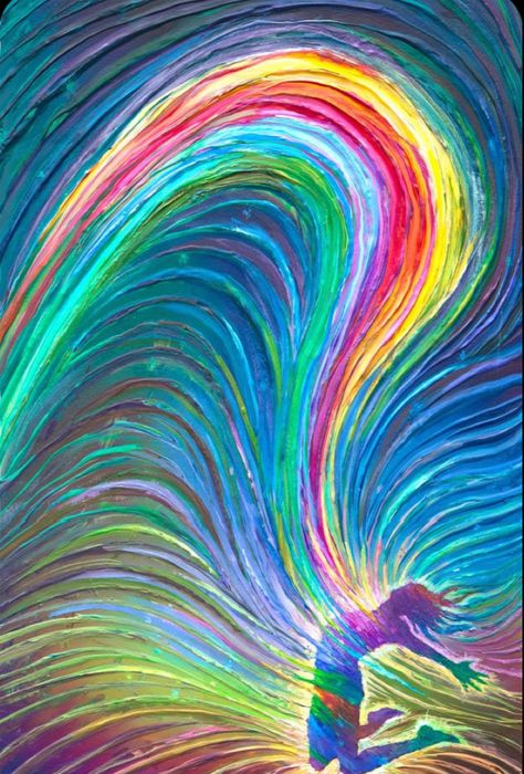 Energy Painting, Rhythm Art, Feminine Spirituality, Tableau Pop Art, Consciousness Art, Personal Empowerment, Energy Art, Mystical Art, Visionary Art