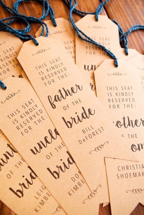 How to make your own wedding ceremony chair reserved signs, with free printables! Reserved Wedding Signs, Wedding Ceremony Chairs, Ceremony Chairs, Tafel Decor, Reserved Signs, Ceremony Seating, Future Wedding Plans, Cute Wedding Ideas, Wedding Chairs