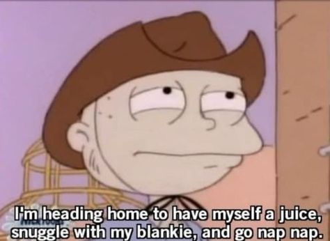 Rugrats. Tommy. Have myself a juice, snuggle with my blankie, and go nap nap. Pretty much every day after work. Back To University, 4 Panel Life, College Memes, Final Exams, It's Funny, After Life, Have A Laugh, Reality Check, My Chemical