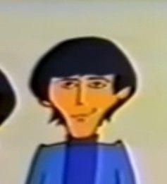 Beatles Cartoon Funny, So It Mine El, George Harrison Cartoon, The Beatles Funny Pictures, Beatles Cartoon Cursed, George Harrison Funny, The Beatles Funny, George Harrison Art, The Beatles Cartoon