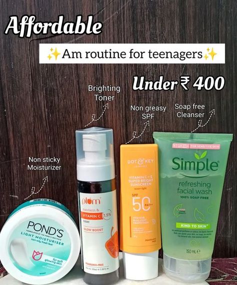 Affordable Am routine for teenagers Am Routine, Beginner Skin Care Routine, Skin Care Basics, Face Skin Care Routine, Skin Care Routine Order, Clear Healthy Skin, Diy Skin Care Routine, Skin Care Tutorial, Basic Skin Care Routine