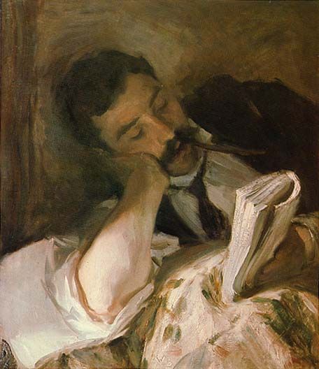 John Sargent, Man Reading, American Impressionism, American Fine Art, Winchester Va, Seni Vintage, Living In London, Reading Pa, Reading Art