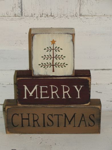 Merry Christmas Signs, Christmas Outfit Ideas For Family, Christmas Outfit Ideas, Headband Christmas, Christmas Blocks, Wood Block Crafts, Prim Christmas, Merry Christmas Sign, 12 December