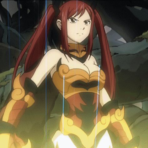 Erza Gif Pfp, Erza Gif, Fairy Tail Gif, Geisha Anime, Crying Gif, Fairy Tail Erza Scarlet, Video Logo, Gif Wallpaper, Edens Zero