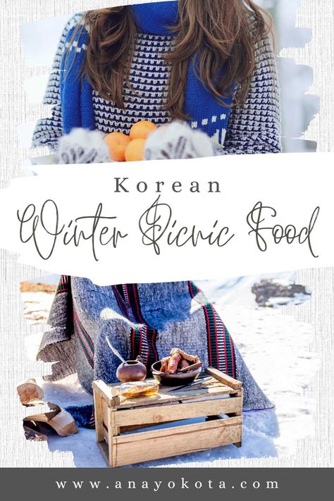 Get your fill of outdoor picnic delights with the best winter picnic food from Korea. Whether indoors or outdoors, enjoy these traditional favorites that are sure to keep you warm and cozy. #winterpicnicfood #winterpicnic #koreanfood #koreancuisine #Koreanpicnic #picnicfood #picnic #koreandishes Winter Picnic Food Ideas, Winter Picnic Food, Winter Picnic Ideas, Korean Picnic Food, Korean Picnic, Korean Drinks, Winter Picnic, Korean Winter, Picnic Ideas