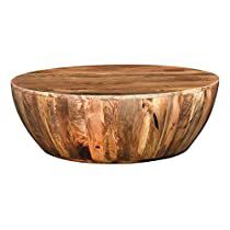 Check this out! Mango Wood Coffee Table, Modern Wood Coffee Table, Lodge Homes, Drum Coffee Table, Round Wood Coffee Table, Wooden Texture, Room Remodel, Wood Coffee Table, Wood Detail