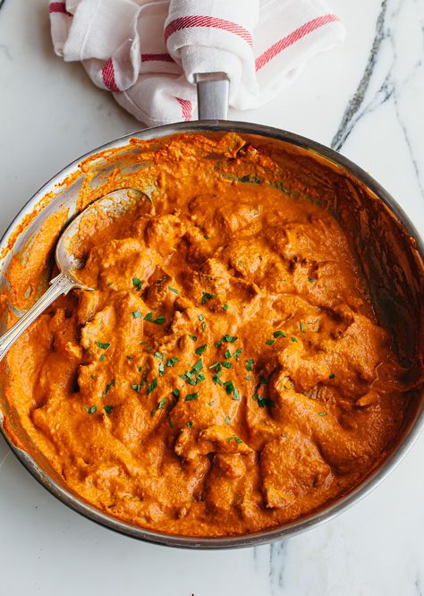 Vegan Butter 'Chicken' - So Vegan Roasted Oyster Mushrooms, Korma Sauce, Vegan Butter Chicken, Chicken Korma Recipe, Yogurt Marinated Chicken, Salmon Curry, Korma Recipe, Chicken Korma, Pine Kitchen