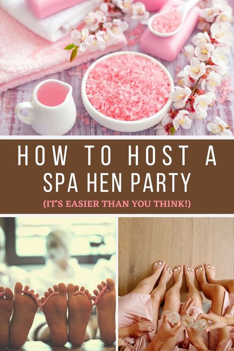 Want to treat your best friend to a day of pampering bliss? These DIY pamper hen party tips are the perfect way to relax, unwind and enjoy each other's company! Follow the link below for instant spa hen party inspiration! Hen Do Spa Day, Spa Day Party Favors, Spa Hen Do Ideas, Group Spa Day Party Ideas, Hens Spa Party, Spa Night Bachelorette, Diy Spa Day Bachelorette Party, Spa Lunch Ideas, Bachelorette Spa Night Ideas