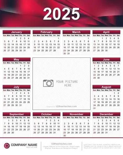 Free 2025 Calendar Printable 2023 Calendar Design, Calendar Logo, Printable Yearly Calendar, Free Printable Calendar Templates, Calendar Design Template, Make Your Own Calendar, Annual Planner, Planning Calendar, Calendar Pictures