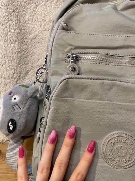 Mindesa backpack, totoro keychain, korean aesthetic backpack Coconut Jansport Backpack Aesthetic, Aesthetic Backpack Keychains, Korean Backpack Aesthetic, Tas Aesthetic, Y2k Backpack, Totoro Keychain, Totoro Backpack, Korean Backpack, Backpack For College