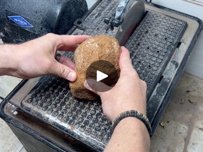 851K views · 15K reactions | GIANT geode cut open! | GIANT geode cut open! | By Agate DadFacebook Giant Geode, Agate, Beauty, Nature