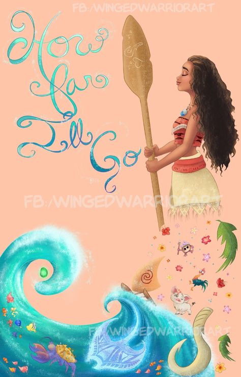 Winged Warrior, How Far Ill Go, Digital Mixed Media, Disney Princess Moana, Princess Design, Warrior Art, Disney Princesses And Princes, Images Disney, Disney Nerd