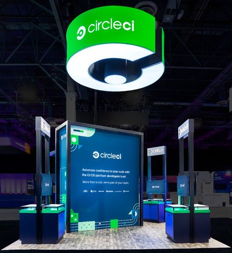 Talk about a show-stopper 🤩 CircleCI's exhibit at AWS re:Invent
.
.
.
#AWS #awscommunity #awsreinvent #reinvent2021 #awsreinvent2021 #reInvent #reinvent21 #tradeshows #tradeshow #events #liveevents #tech #technology Tech Exhibition Booth, Tech Booth Design, Tech Booth, Tech Exhibition, Fintech Logo, Robotics Workshop, Logo Design Infographic, Google Event, Event Booth Design