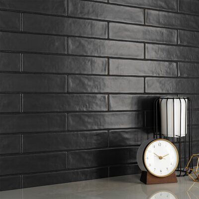 All Black Bathroom, Contemporary Kitchen Backsplash, Black Subway Tiles, Decorative Walls, Condo Bathroom, Black Backsplash, Subway Tiles Bathroom, Diy Kitchen Backsplash, Subway Tile Kitchen