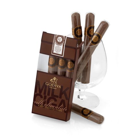 Chocolate Cigars, Godiva Chocolatier, Godiva Chocolate, Chocolate Packaging, Love Chocolate, Chocolate Gifts, Milk Chocolate, Chocolate Bar, Novelty Gifts