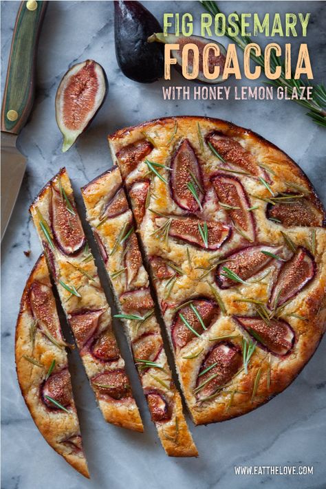 Love Recipe, Focaccia Dolce, Rosemary Focaccia, Bread Soft, Focaccia Recipe, Fig Recipes, Focaccia Bread, Dried Figs, Fresh Figs