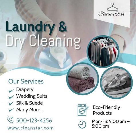 European Laundry, Laundry Delivery, Dry Cleaning Business, Cleaning Service Flyer, Laundry Dry Cleaning, Laundry Business, Laundry Solutions, Laundry Shop, Dry Cleaning Services