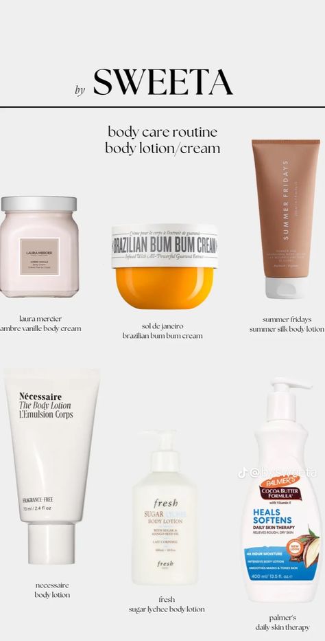 Body Cream Aesthetic, Best Smelling Body Lotion, African Body Care, Body Lotion Aesthetic, Best Body Moisturizer, Tiktok Skincare, Shower Tips, Skin Advice, Skin Care Tutorial