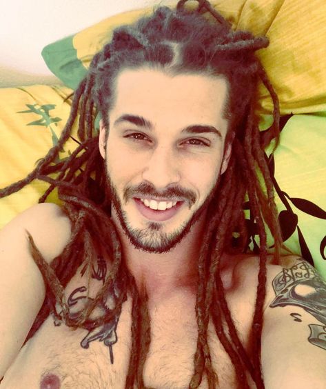 white guy with dreadlocks Hippie Guy, Thick Dreads, Loc Care, Dreadlock Rasta, White Dreads, Dreadlocks Men, Mens Dreads, Hear Style, Hippie Men