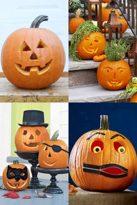 50 Best easy pumpkin carving ideas & designs such as Jack O Lantern stencils, cute faces, Halloween cats, scary ghosts, DIY templates, etc. – A Piece of Rainbow, home decor, kids activity, crafts, autumn, fall, outdoor decorations, patio, steps, deck, backyard, dollar store, Disney, owl, witch, painted pumpkins, star wars Jack O Lantern Stencils, Pumpkin Clock, Easy Pumpkin Carving Ideas, Owl Witch, Cat Pumpkin Carving, Owl Pumpkin, Creative Pumpkin Carving, Easy Pumpkin Carving, Scary Pumpkin Carving