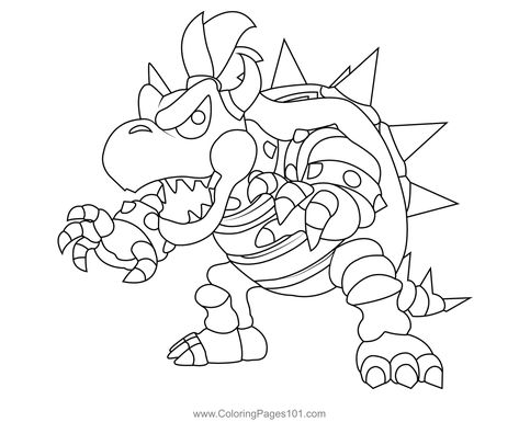 Dry Bowser Mario Kart Coloring Page Mario Kart Coloring Pages, Dry Bowser, Mario Kart, Free Kids, Printable Coloring Pages, Printable Coloring, Coloring Pages For Kids, Coloring Page, Free Printable