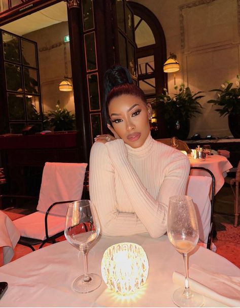 Outing Ideas, Femininity Aesthetic, Restaurant Pictures, Braided Cornrow Hairstyles, Rich Girl Lifestyle, Photography Posing Guide, Black Femininity, Formal Hairstyles