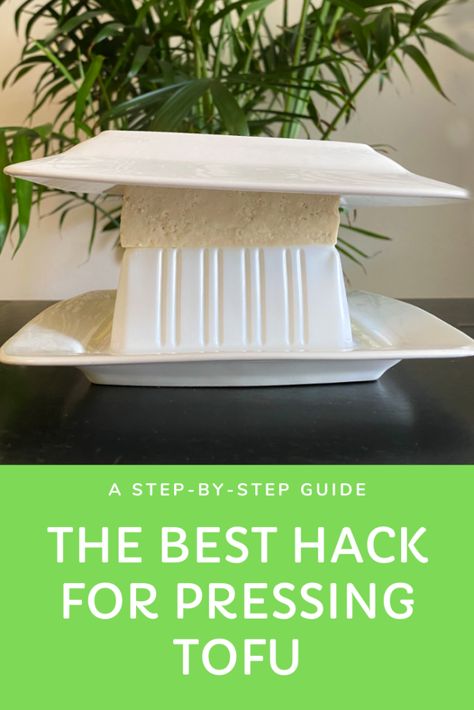 How To Dry Tofu, Press Tofu How To, How To Press Tofu Without A Press, How To Freeze Tofu, Tofu Press Diy, Diy Tofu Press, How To Prepare Tofu, How To Cook Tofu, Pressing Tofu