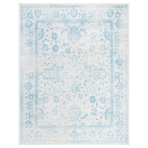 SAFAVIEH Adirondack Dakota Rustic Shabby Chic Distressed Rug - Bed Bath & Beyond - 9720467 Dorm Rugs, Light Blue Rug, Lodge Style, Rustic Shabby Chic, Rustic Lodge, Dorm Room Decor, Traditional Area Rugs, Contemporary Area Rugs, Distressed Rugs