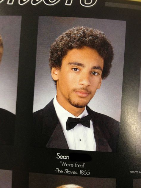 Senior quote of the only black kid at my school Best Yearbook Quotes, Senior Yearbook Quotes, Funny Yearbook Quotes, Funny Yearbook, Senior Quotes Funny, Xavier Rudd, Yearbook Quotes, Funny Black People, Yearbook Photos