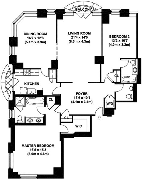 French Apartment Layout, Apartment Layout 3 Bedroom, New York Apartment Layout, Small Apartment Layout, Create Floor Plan, Apartment Floor, French Apartment, Be With Me, Apartment Floor Plan