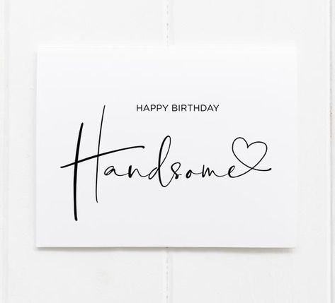 Birthday Quotes For Husband From Wife, Birthday Words For Husband, Unique Birthday Wishes For Husband, Happy Birthday Husband From Wife, Happy Birthday Husband Funny, Happy Birthday Handsome, White Wedding Card, Birthday Surprise For Husband, Happy Birthday Quotes For Him