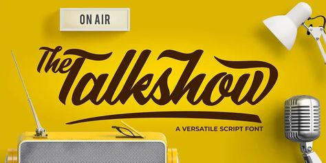 The Talkshow Font | Webfont & Desktop | MyFonts Popular Script Fonts, Lettering Quotes, Handwritten Fonts, Display Font, Sans Serif Fonts, Script Fonts, Serif Fonts, New Fonts, Script Font