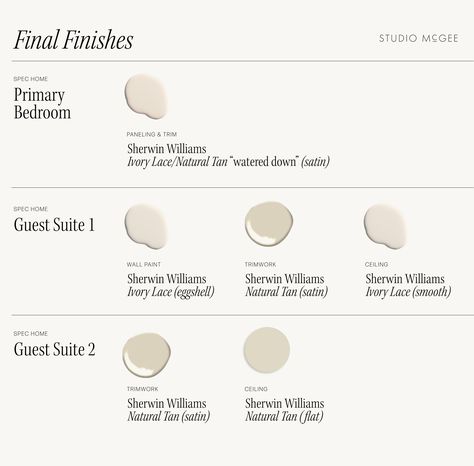 Studio Mcgee Home Paint Colors, Studio Mcgee Moodboard, Studio Mcgee Doors, Studio Mcgee Spec Home, Mushroom Color Paint, Mcgee And Co Bedroom, Mcgee Paint Colors, Studio Mcgee Paint, Studio Mcgee Paint Colors