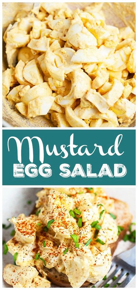 Mustard Egg Salad, Salad Recipes Pasta, Recipes Pasta Salad, Beautiful Salads, Devil Eggs, Fantastic Recipes, Spinach Salad Recipes, Free Lunch, Light Meals