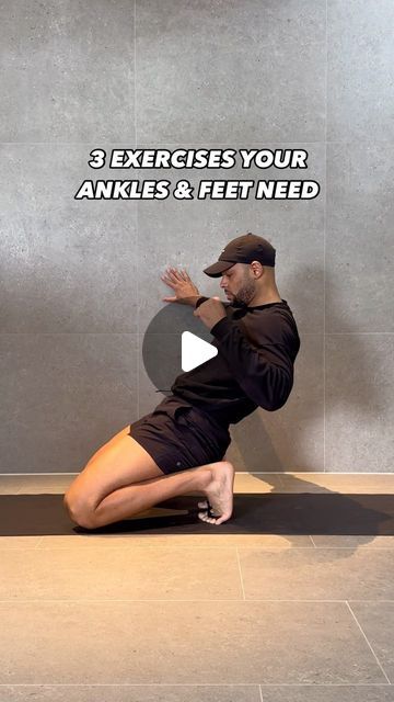 19K views · 1.7K likes | Anthony Green | Mobility on Instagram: "ANKLES & FEET   If you’re experiencing stiff ankles and pain underneath your foot, try these three exercises to improve foot strength, flexibility, and ankle mobility.  Aim for 60 seconds each!  Using the toe spacers from @spacermobility   *ad #ankle #pain #mobility #movement #anklemobility #footpain #rehab #feet" Foot Mobility Exercises, Ankle Rehab Exercises, Ankle Mobility Exercises, Ankle Exercises, Anthony Green, Toe Spacers, Ankle Mobility, Ankle Pain, Mobility Exercises