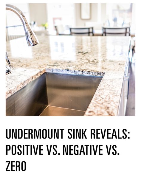 Undermount Vs Drop In Sink, Positive Vs Negative, Under Mount Kitchen Sink, Under Mount Sink, Undercounter Sink, Kitchen Sink Countertop, Under Kitchen Sink, Sink In Island, Apron Sink