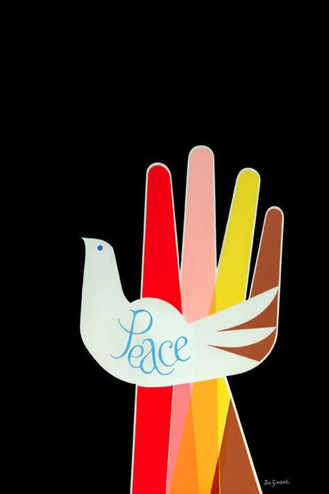 Give Peace A Chance | Jenny Artichoke Mundo Hippie, Peace Poster, Herb Lubalin, Give Peace A Chance, Nyc Art, Art Et Illustration, Art And Illustration, Mail Art, The Peace