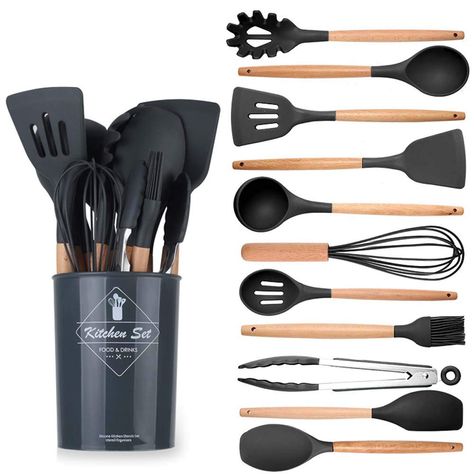 Silicone Utensil Set, Silicone Kitchenware, Silicone Cooking Utensils, Cooking Spatula, Plastic Utensils, Silicone Kitchen Utensils, Silicon Utensils, Utensils Set, Kitchen Cooking Utensils