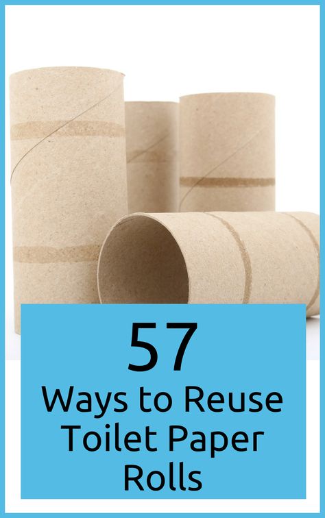 57 Ways to Reuse Toilet Paper Rolls  #ToiletPaperRollsCrafts Reuse Toilet Paper Rolls, Toilet Paper Roll Diy, Paper Roll Crafts Diy, Toilet Paper Art, Toilet Roll Craft, Rolled Paper Art, Toilet Paper Tube, Toilet Paper Crafts, Diy Toilet