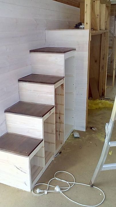 trofast stairs conversion 2 Loft Bed Steps Diy, Bunk Bed Steps With Storage, Cube Storage Loft Bed Diy, Trofast Steps Hack, Loft Bed Stairs With Storage, Diy Loft Ladder Ideas, Trofast Stairs, Stair Hacks, Loft Bed Stairs