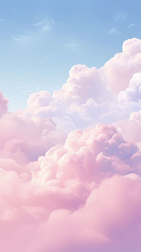 Cute Blue And Pink Wallpapers, Pastel Clouds Aesthetic, Pink Cloud Wallpaper, Pink And Blue Wallpaper, Mountains Background, Pink Clouds Wallpaper, Pastel Color Wallpaper, Dreamy Sky, Sunset Watercolor