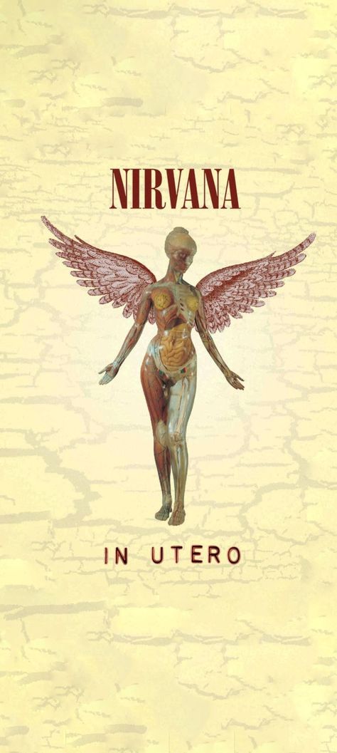 Go ahead and download it ;) Stone Temple Pilots Wallpaper, Nirvana In Utero Wallpaper, In Utero Wallpaper, Nirvana Wallpaper Aesthetic, Nirvana Utero, Nirvana Album Cover, Nirvana Album, Nirvana Wallpaper, Nirvana In Utero